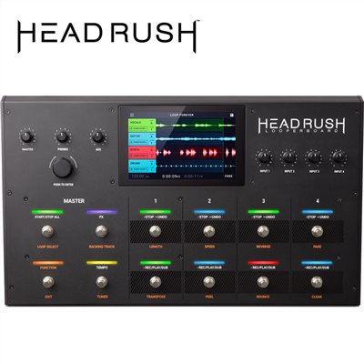 HEADRUSH效果器Looperboard旗艦Loop工作站 -七吋觸控面板/4核心處理器/高級內建效果器/原廠公司貨