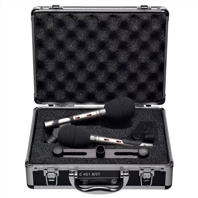 AKG C451B Matched Pair 高性能電容式各類樂器麥克風/小震膜/歐洲製/原廠公司貨（配對2支裝）