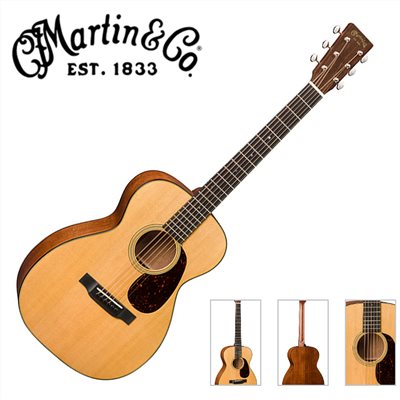 最新款Martin 0-18 嚴選錫特卡雲杉單板 桃花心木背側面板吉他 - 附琴盒/原廠公司貨
