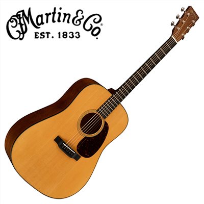 最新款Martin D-18 嚴選錫特卡雲杉單板 桃花心木背側面板吉他 - 附琴盒/原廠公司貨