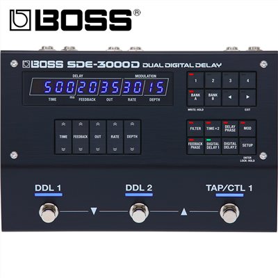 BOSS SDE-3000D Delay 機櫃式數位延遲效果器/獨特復古機型/Roland原廠公司貨