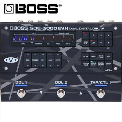 BOSS SDE-3000EVH Delay 機櫃式數位雙延遲效果器/獨特復古機型/Roland原廠公司貨