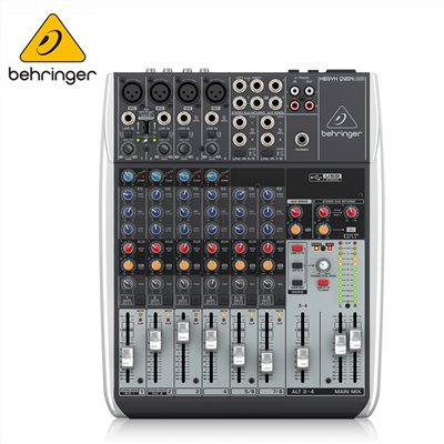 BEHRINGER Q1204USB 專業級小型混音器-原廠公司貨