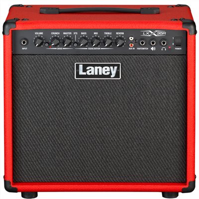 LANEY LX35R RD 紅色電吉他音箱/具備Reverb效果 (35W）