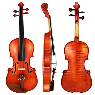 JYC Music 嚴選JV-21楓木虎紋小提琴-4/4特級棗木配件/具備微調器/全套配件