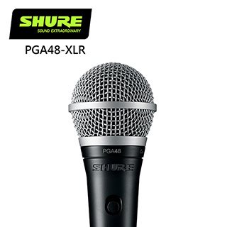 SHURE PGA48-XLR 動態人聲麥克風-原廠公司貨