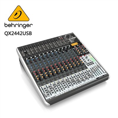 BEHRINGER QX2442USB 專業級小型混音器-原廠公司貨