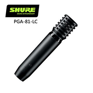 SHURE PGA81-LC 心形電容樂器麥克風-原廠公司貨