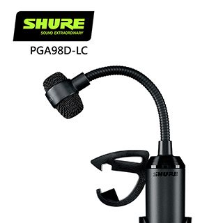 SHURE PGA98D-LC 薩克斯風專用心形電容麥克風-原廠公司貨
