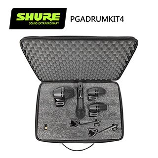 SHURE PGADRUMKIT4 鼓專用麥克風四入組-原廠公司貨