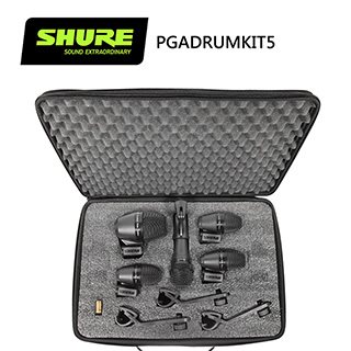 SHURE PGADRUMKIT5 鼓專用麥克風五入組-原廠公司貨