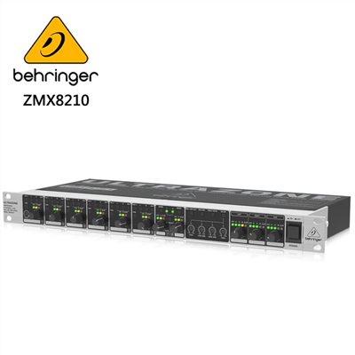 BEHRINGER ZMX8210 專業立體聲機架式混音器-原廠公司貨