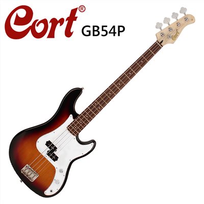 CORT嚴選GB54P 嚴選赤楊木電貝斯-漸層色