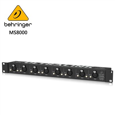 BEHRINGER MS8000 專業級機架式麥克風分配器-原廠公司貨
