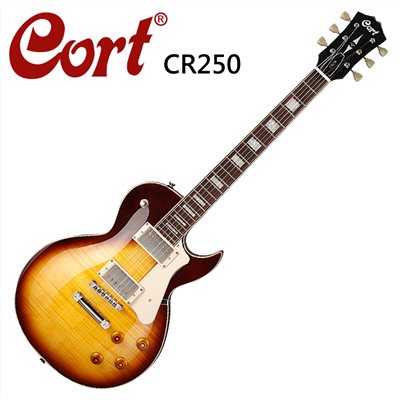 CORT嚴選CR250-VB嚴選電吉他-經典虎紋款-漸層色