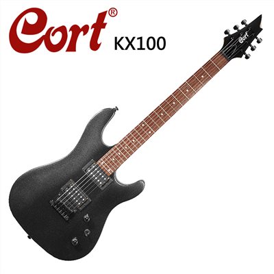 CORT嚴選KX100-BKM 嚴選電吉他-質感金屬黑