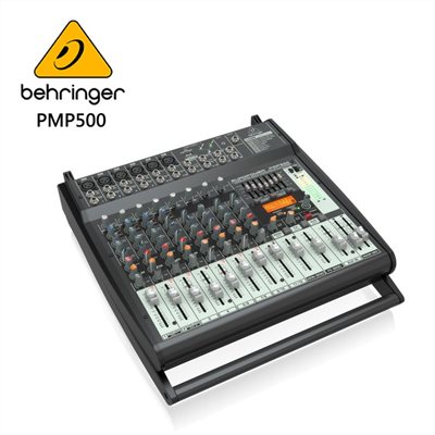 BEHRINGER PMP500專業12通道平台式功率混音器-帶有Klark Teknik Multi-FX處理器、壓縮機/原廠公司貨