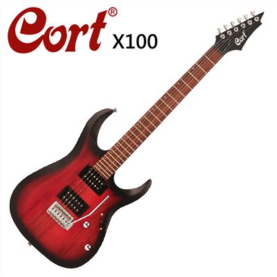 CORT嚴選X100-OPKB 嚴選電吉他-櫻桃漸層色