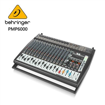BEHRINGER PMP6000 專業20通道平台功率混音器/原廠公司貨
