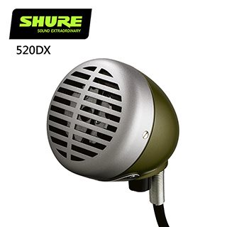 SHURE 520DX 口琴麥克風-原廠公司貨