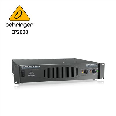 BEHRINGER EP2000專業PA喇叭功率擴大機-2,000瓦/立體聲/原廠公司貨