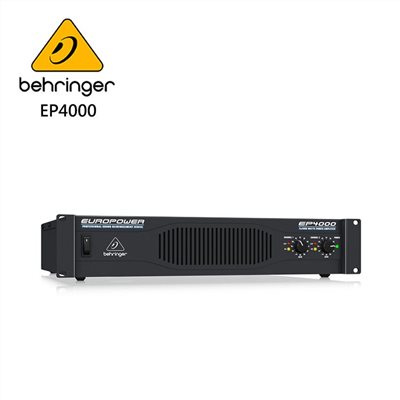 BEHRINGER EP4000 專業PA喇叭功率擴大機-4,000瓦/立體聲/原廠公司貨