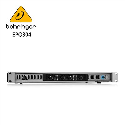 BEHRINGER EPQ304 專業PA喇叭功率擴大機-輕量級4通道/300瓦/立體聲EPQ