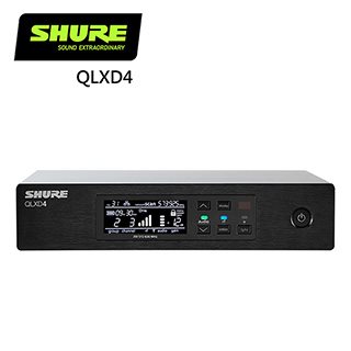 SHURE QLXD4 單頻道接收機-原廠公司貨/需搭配接收機