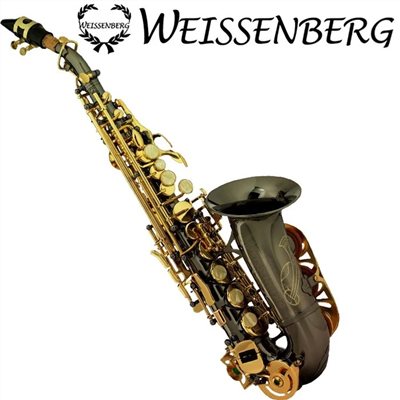 WEISSENBERG S-604BG 高音彎式薩克斯風-鍍黑管身/原廠公司貨