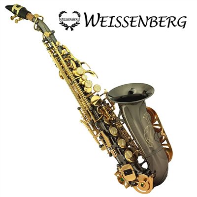 WEISSENBERG  S-605BG 高音彎式薩克斯風-鍍黑管身/原廠公司貨