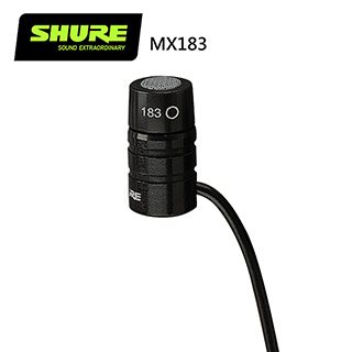 SHURE MX183 領夾式全指向性麥克風-原廠公司貨
