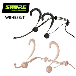 SHURE WBH53B/T 頭戴式人聲麥克風-2色任選/原廠公司貨