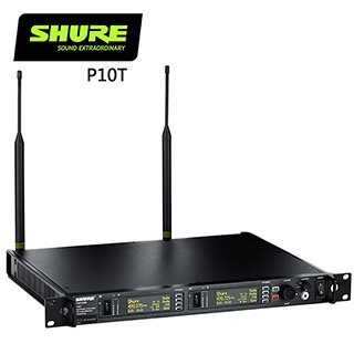 SHURE P10T 全機架雙通道無線發射器-原廠公司貨