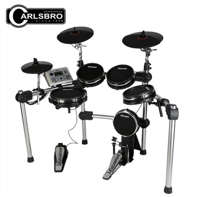 CARLSBRO嚴選 CSD-500 全網狀鼓皮電子鼓 五鼓三鈸 附地毯、鼓椅、耳機