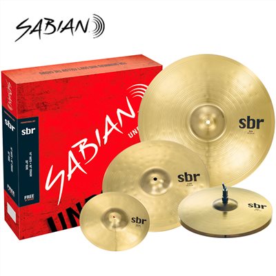 新款SABIAN 銅鈸套裝 SBR Promotional SBR5003G-加贈10吋 原廠公司貨