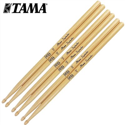 嚴選日本TAMA鼓棒 H-MD Mario Duplantier 簽名款-超值三雙入套組/日本製胡桃木/原廠公司貨
