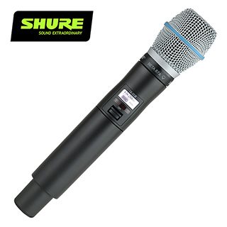 SHURE ULXD2/B87A 手持無線麥克風-原廠公司貨/2.4G傳輸/需搭配接收器使用
