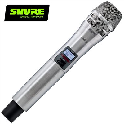 SHURE ULXD2/K8N 手持無線麥克風/銀色-原廠公司貨/2.4G傳輸/需搭配接收器使用