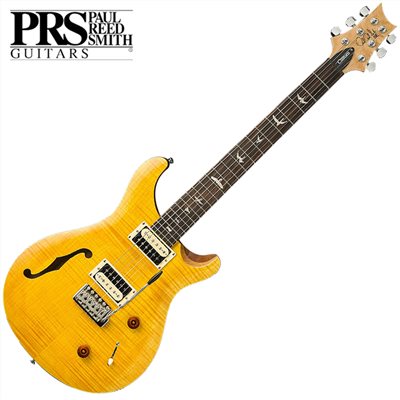 PRS SE Custom 22 SEMI-HOLLOW 電吉他-經典鑲鳥指板/Yellow黃/原廠公司貨