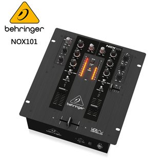 BEHRINGER NOX101 專業2通道DJ混音器-超低噪音/智能雙BPM計數器/原廠公司貨
