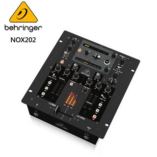 BEHRINGER NOX202專業2通道DJ混音器-2個USB連接的線路輸入/1個麥克風輸入/原廠公司貨