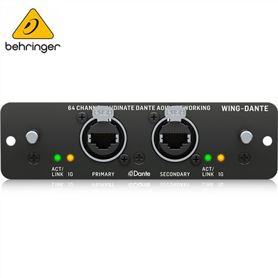 BEHRINGER WING-DANTE 數位系統周邊配備/乙太網/採用24位信號傳輸/原廠公司貨