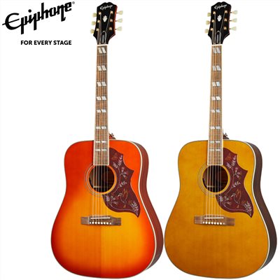 最新款 EPIPHONE Hummingbird 全單 電木吉他-櫻桃漸層色.自然色/兩色任選/原廠公司貨