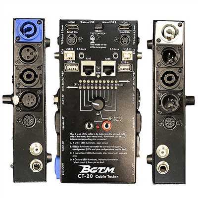 JYC Music 嚴選CT-20職人必備CABLE TESTER萬用線材測試盒