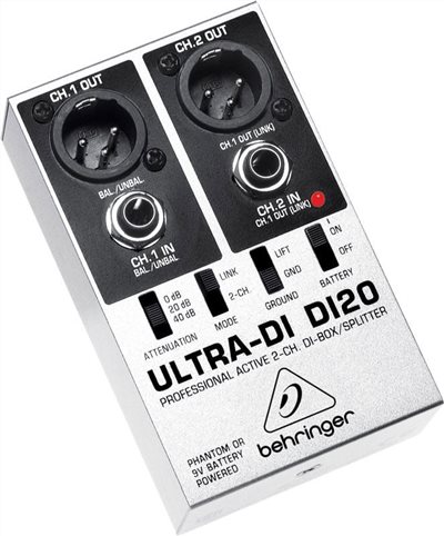BEHERINGER DI20  2-CHANNEL DI-BOX /原廠公司貨