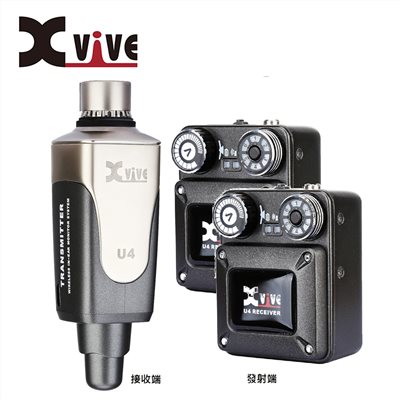 Xvive U4R2 In-Ear Monitor Wireless System 入耳​​式監聽無線系統/2對1發射接收器/原廠公司貨