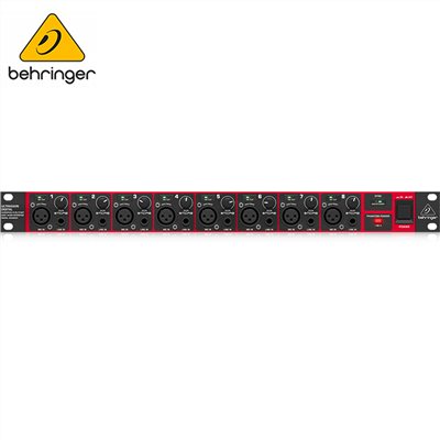 BEHRINGER ADA8200 專業新款錄音介面麥克風前級放大器/內建MIDAS MIC Pre/原廠公司貨