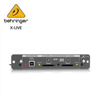 BEHRINGER X-LIVE 擴充卡-適用於X32/原廠公司貨