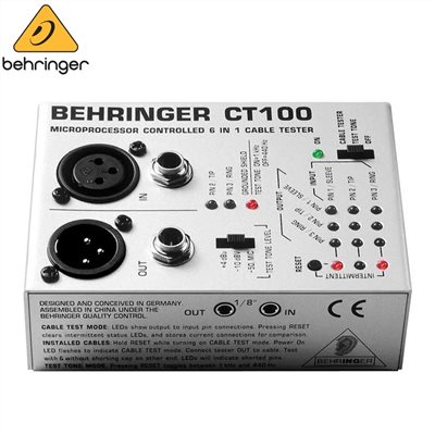 BEHRINGER CT100 線材測試器/原廠公司貨