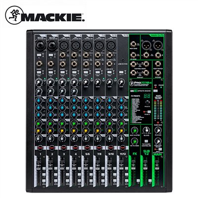 Mackie ProFX12v3 專業類比混音機-GigFX效果引擎/原廠公司貨